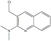 3-(chloromethyl)-N,N-dimethylquinolin-2-amine Structure