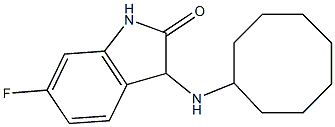 3-(cyclooctylamino)-6-fluoro-2,3-dihydro-1H-indol-2-one Structure