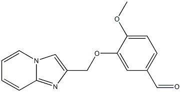  3-(imidazo[1,2-a]pyridin-2-ylmethoxy)-4-methoxybenzaldehyde