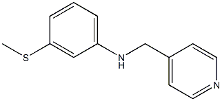 3-(methylsulfanyl)-N-(pyridin-4-ylmethyl)aniline