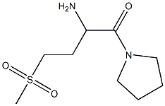 3-(methylsulfonyl)-1-(pyrrolidin-1-ylcarbonyl)propylamine