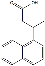 3-(naphthalen-1-yl)butanoic acid Structure