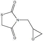 3-(oxiran-2-ylmethyl)-1,3-thiazolidine-2,4-dione Structure