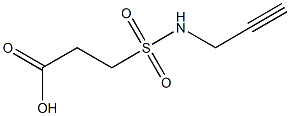 3-(prop-2-yn-1-ylsulfamoyl)propanoic acid 结构式