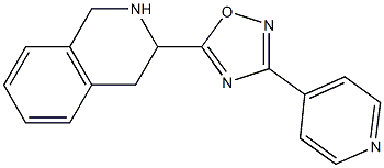 3-(pyridin-4-yl)-5-(1,2,3,4-tetrahydroisoquinolin-3-yl)-1,2,4-oxadiazole