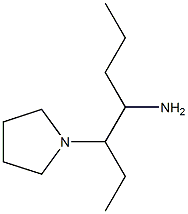 3-(pyrrolidin-1-yl)heptan-4-amine Structure