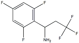 3,3,3-trifluoro-1-(2,4,6-trifluorophenyl)propan-1-amine