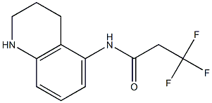 3,3,3-trifluoro-N-(1,2,3,4-tetrahydroquinolin-5-yl)propanamide Structure