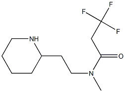 3,3,3-trifluoro-N-methyl-N-[2-(piperidin-2-yl)ethyl]propanamide