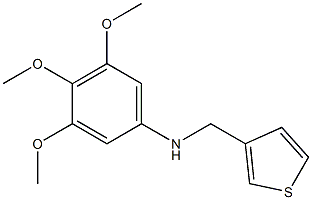 3,4,5-trimethoxy-N-(thiophen-3-ylmethyl)aniline