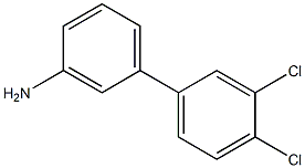 3',4'-dichloro-1,1'-biphenyl-3-amine 结构式