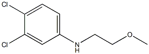3,4-dichloro-N-(2-methoxyethyl)aniline Struktur