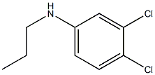 3,4-dichloro-N-propylaniline Structure