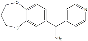 3,4-dihydro-2H-1,5-benzodioxepin-7-yl(pyridin-4-yl)methanamine|