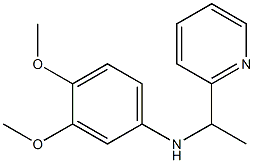  3,4-dimethoxy-N-[1-(pyridin-2-yl)ethyl]aniline