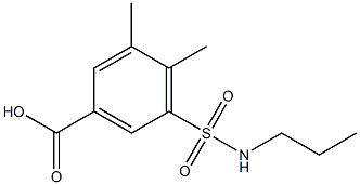 3,4-dimethyl-5-(propylsulfamoyl)benzoic acid