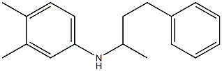 3,4-dimethyl-N-(4-phenylbutan-2-yl)aniline Structure