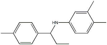  3,4-dimethyl-N-[1-(4-methylphenyl)propyl]aniline