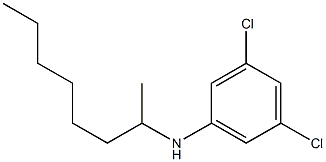 3,5-dichloro-N-(octan-2-yl)aniline Structure