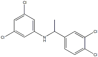 3,5-dichloro-N-[1-(3,4-dichlorophenyl)ethyl]aniline