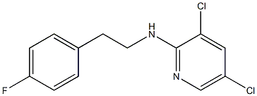 3,5-dichloro-N-[2-(4-fluorophenyl)ethyl]pyridin-2-amine|