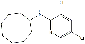 3,5-dichloro-N-cyclooctylpyridin-2-amine Structure