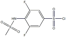 3,5-difluoro-4-methanesulfonamidobenzene-1-sulfonyl chloride