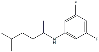 3,5-difluoro-N-(5-methylhexan-2-yl)aniline Structure