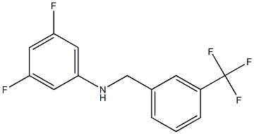 3,5-difluoro-N-{[3-(trifluoromethyl)phenyl]methyl}aniline|