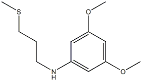 3,5-dimethoxy-N-[3-(methylsulfanyl)propyl]aniline