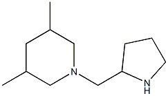  3,5-dimethyl-1-(pyrrolidin-2-ylmethyl)piperidine