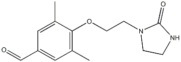 3,5-dimethyl-4-[2-(2-oxoimidazolidin-1-yl)ethoxy]benzaldehyde