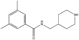 3,5-dimethyl-N-(piperidin-4-ylmethyl)benzamide|