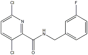 3,6-dichloro-N-[(3-fluorophenyl)methyl]pyridine-2-carboxamide