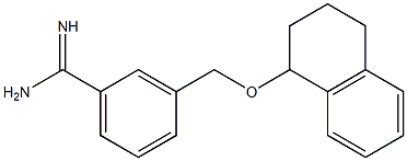  3-[(1,2,3,4-tetrahydronaphthalen-1-yloxy)methyl]benzenecarboximidamide