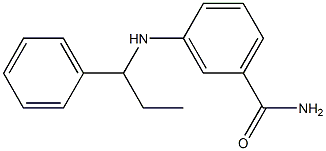 3-[(1-phenylpropyl)amino]benzamide|