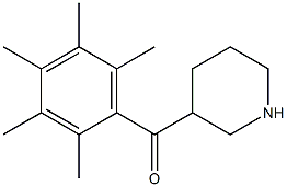 3-[(2,3,4,5,6-pentamethylphenyl)carbonyl]piperidine|