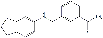 3-[(2,3-dihydro-1H-inden-5-ylamino)methyl]benzamide