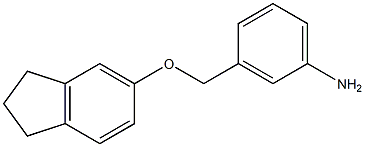 3-[(2,3-dihydro-1H-inden-5-yloxy)methyl]aniline