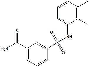 3-[(2,3-dimethylphenyl)sulfamoyl]benzene-1-carbothioamide Structure
