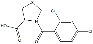 3-[(2,4-dichlorophenyl)carbonyl]-1,3-thiazolidine-4-carboxylic acid