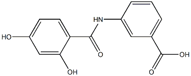 3-[(2,4-dihydroxybenzoyl)amino]benzoic acid