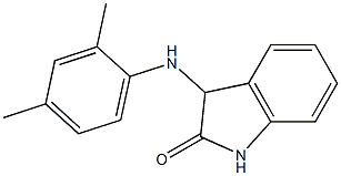 3-[(2,4-dimethylphenyl)amino]-2,3-dihydro-1H-indol-2-one,,结构式