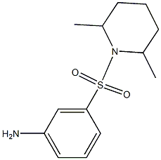 3-[(2,6-dimethylpiperidin-1-yl)sulfonyl]aniline|