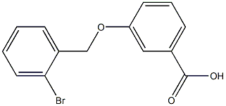 3-[(2-bromophenyl)methoxy]benzoic acid