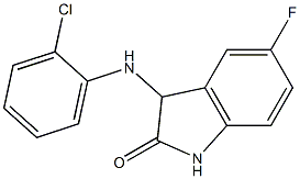 3-[(2-chlorophenyl)amino]-5-fluoro-2,3-dihydro-1H-indol-2-one