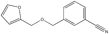 3-[(2-furylmethoxy)methyl]benzonitrile 化学構造式