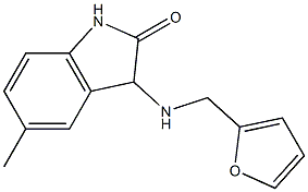  3-[(2-furylmethyl)amino]-5-methyl-1,3-dihydro-2H-indol-2-one