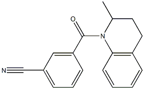 3-[(2-methyl-3,4-dihydroquinolin-1(2H)-yl)carbonyl]benzonitrile