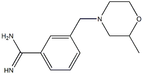 3-[(2-methylmorpholin-4-yl)methyl]benzenecarboximidamide